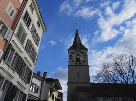 Zurich Old Town church